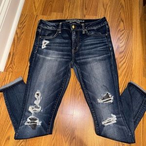 American Eagle Distressed Jeggings